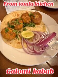 Galouti Kebab With Two Parantha
