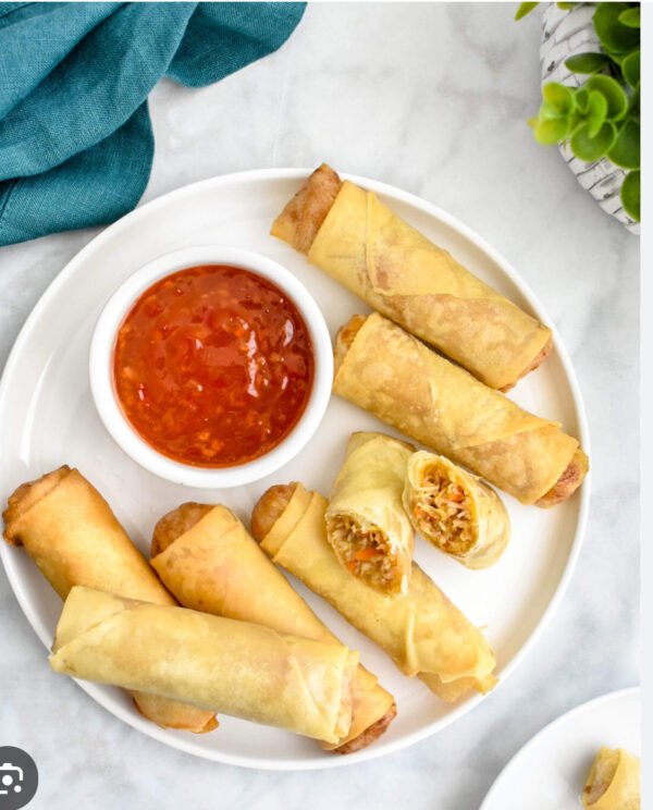 Vegetarian Spring Roll (Indian Style)