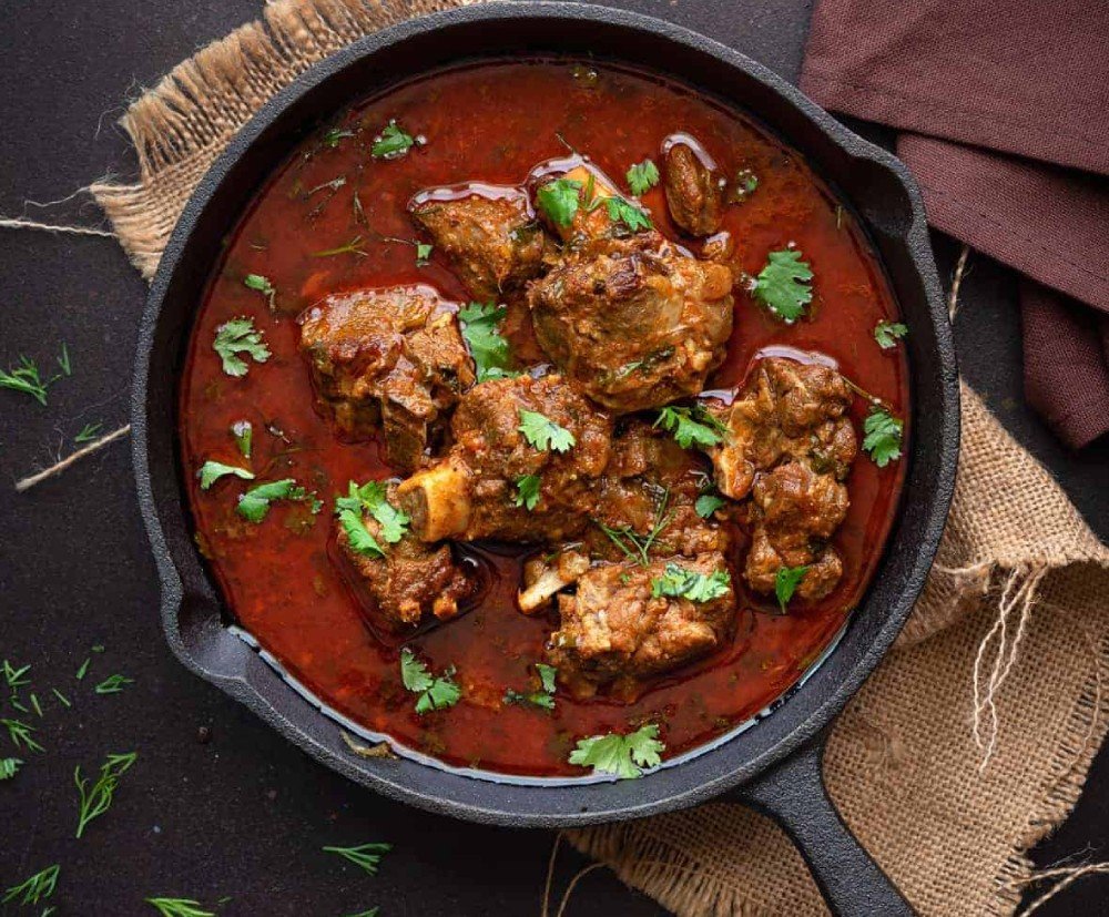indian-Courtyard authentic indian restaurant-chicken-curry-with-rice